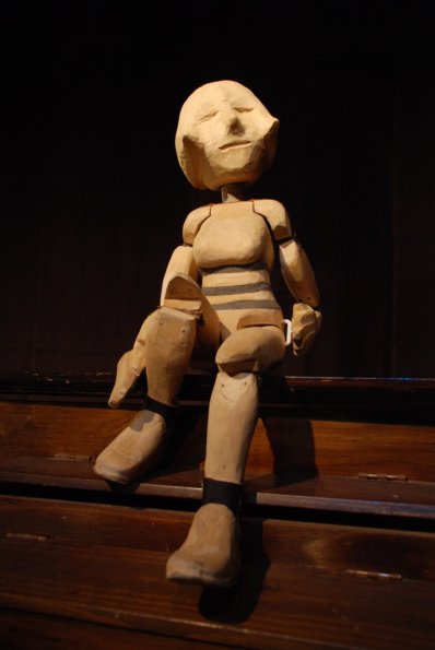 Main puppet 'Maz Baker', constructed by Rod Primrose.